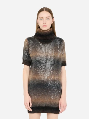 Liu Jo Wool Dress With Sequins LIUJO