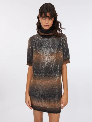 Liu Jo Wool Dress With Sequins LIUJO
