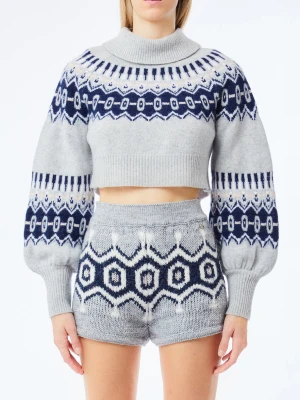 Liu Jo Wool Sweater szary
