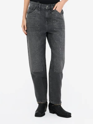 Liu Jo Workwear Jeans With Gemstones LIUJO