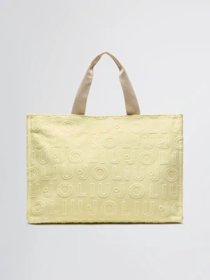 Liu Jo Yellow Jacquard Tote Bag LIUJO