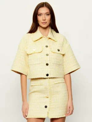 Liu Jo Żakiet | Cropped Fit | z dodatkiem wełny