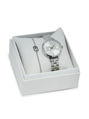 Liu Jo Zestaw zegarek i bransoletka Couple Plus TLJ2036 Srebrny