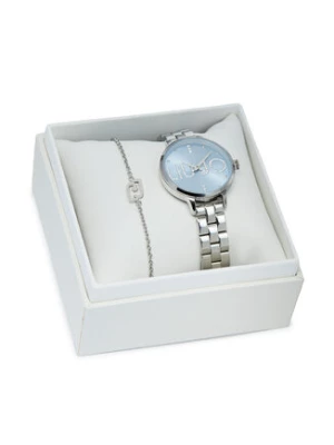 Liu Jo Zestaw zegarek i bransoletka Couple Plus TLJ2039 Srebrny
