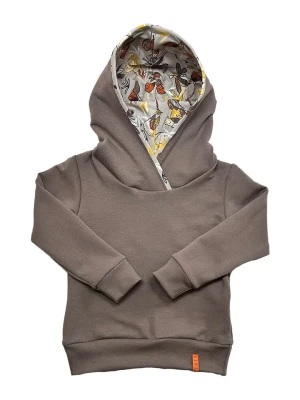 LiVi Bluza "Mandel lion" w kolorze szarobrązowym rozmiar: 104/110