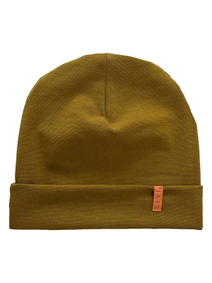 LiVi Czapka beanie "Curry" w kolorze musztardowym rozmiar: 48-52 cm