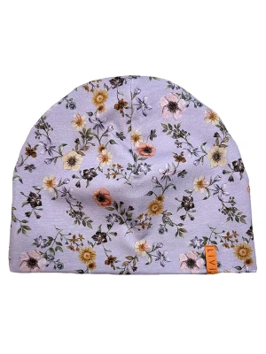 LiVi Czapka "Flower purple" w kolorze fioletowym rozmiar: 48-52 cm