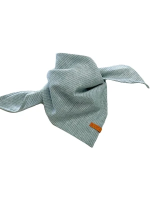 LiVi Lniana chusta "Green finestripes" w kolorze zielonym rozmiar: onesize