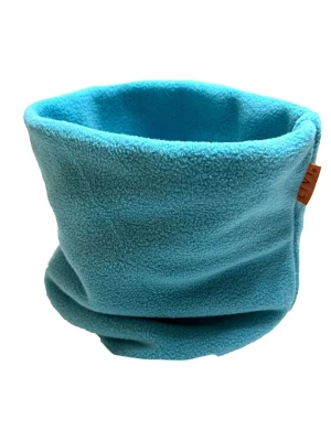 LiVi Polarowy szal-koło "Ocean" w kolorze błękitnym - 50 x 24 cm rozmiar: onesize