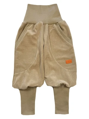 LiVi Spodnie "Nickycord Sand" w kolorze jasnobrązowym rozmiar: 92/98