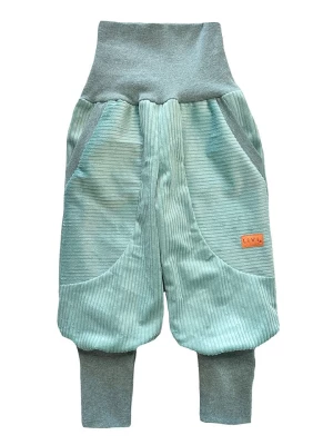 LiVi Spodnie sztruksowe "Streetstyle" w kolorze miętowym rozmiar: 104/110