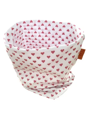 LiVi Szal-koło w kolorze jasnoróżowo-białym - 50 x 24 cm rozmiar: onesize