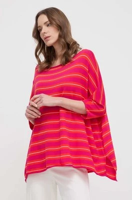 Liviana Conti bluzka damska kolor pomarańczowy wzorzysta F4SA71