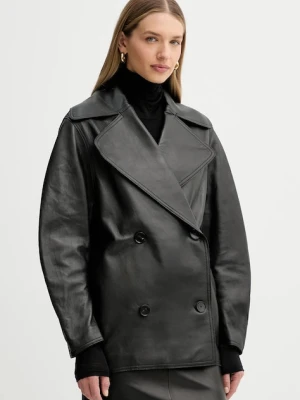 Liviana Conti płaszcz skórzany