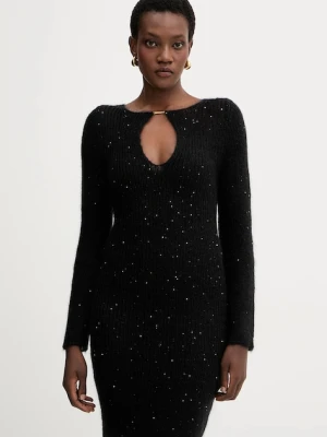 Liviana Conti sukienka z dodatkiem wełny