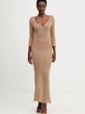 Liviana Conti sukienka z dodatkiem wełny