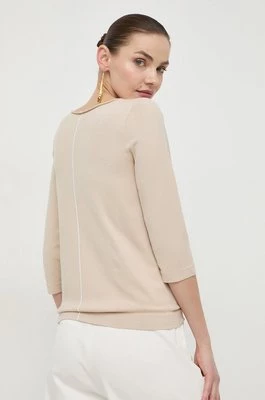 Liviana Conti sweter damski kolor beżowy lekki F4SF26