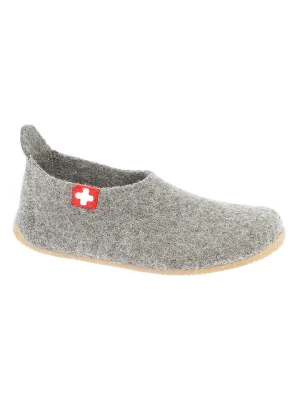 Living Kitzbühel Wełniane kapcie "Gipfelkreuz" w kolorze brązowym rozmiar: 44