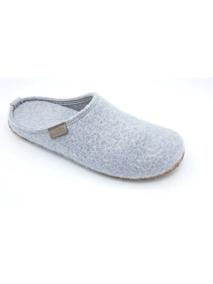Living Kitzbühel Wełniane kapcie w kolorze szarym rozmiar: 40