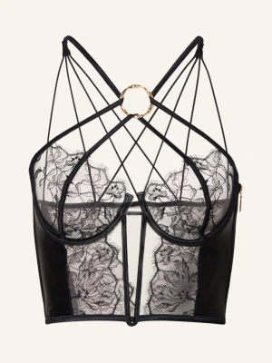 Livy Biustonosz Bustier Dahlia Street Z Wycięciami I Jedwabiem schwarz