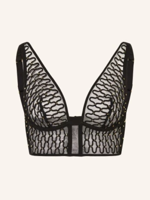 Livy Biustonosz Na Fiszbinach Talk Later Z Ozdobnymi Perełkami schwarz