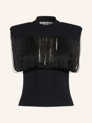 Livy Dzianinowy Top Bridge schwarz CZARNY