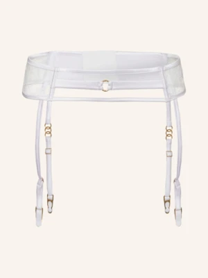 Livy Pasy Do Pończoch Adorn Z Jedwabiu weiss