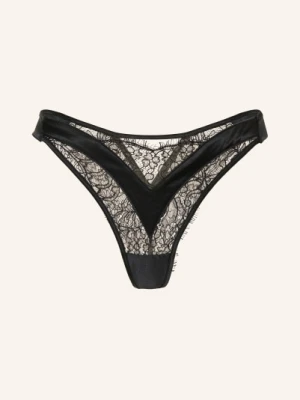 Livy String Burning Desire Z Kamieniami Ozdobnymi schwarz