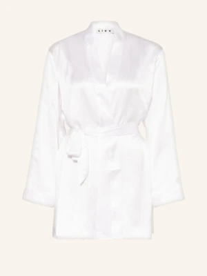 Livy Szlafrok Damski Jones Z Jedwabiu weiss