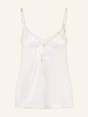 Livy Top Od Piżamy Murmure Z Jedwabiu weiss