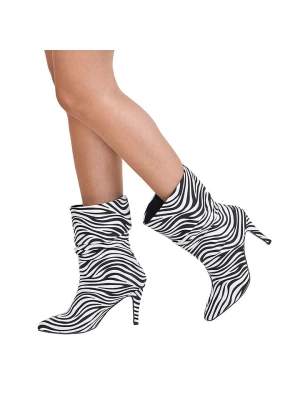 Lizza Shoes Botki w kolorze czarno-białym rozmiar: 38