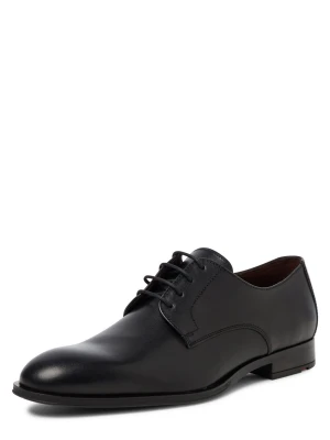 Lloyd Męskie skórzane buty sznurowane - Core Plus 110 Mężczyźni skóra czarny jednolity,