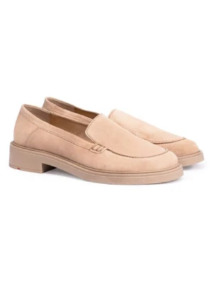 LLOYD Skórzane mokasyny w kolorze beżowym rozmiar: 38