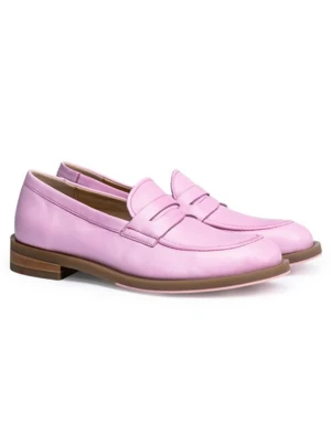 LLOYD Skórzane mokasyny w kolorze jasnoróżowym rozmiar: 40,5