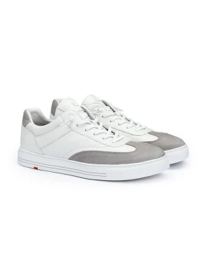 LLOYD Skórzane sneakersy "Edik" w kolorze biało-szarym rozmiar: 41