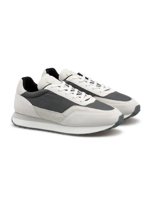 LLOYD Skórzane sneakersy w kolorze antracytowo-kremowym rozmiar: 43