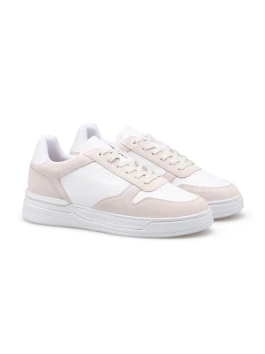 LLOYD Skórzane sneakersy w kolorze biało-beżowym rozmiar: 45