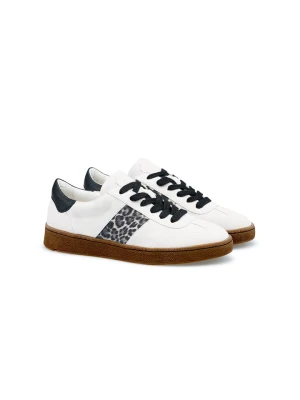 LLOYD Skórzane sneakersy w kolorze biało-czarnym rozmiar: 38