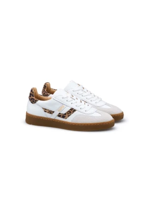 LLOYD Skórzane sneakersy w kolorze biało-jasnobrązowym rozmiar: 40