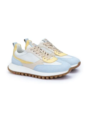 LLOYD Skórzane sneakersy w kolorze błękitno-żółtym rozmiar: 38