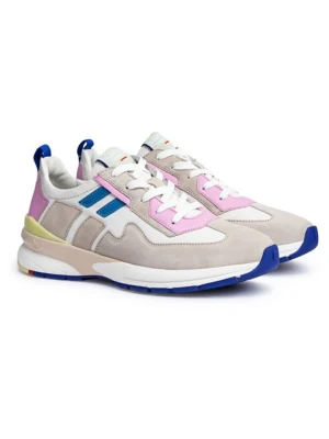 LLOYD Skórzane sneakersy w kolorze jasnoróżowo-beżowo-niebieskim rozmiar: 39