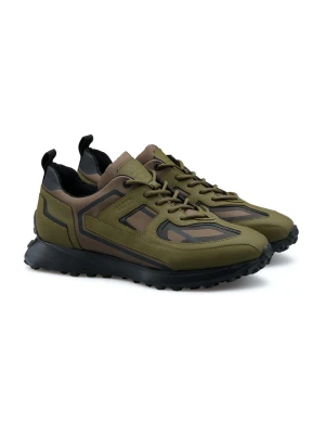 LLOYD Skórzane sneakersy w kolorze khaki rozmiar: 44