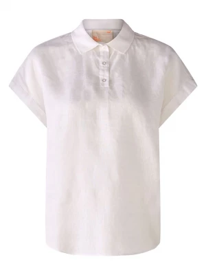 Oui Lniana bluzka w kolorze białym rozmiar: 36