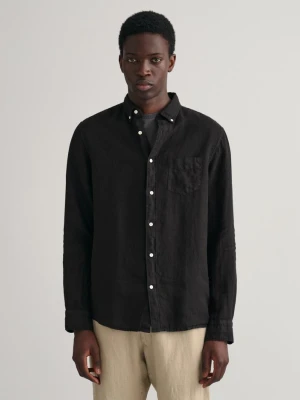 Lniana Koszula Farbowana Po Uszyciu Regular Fit GANT