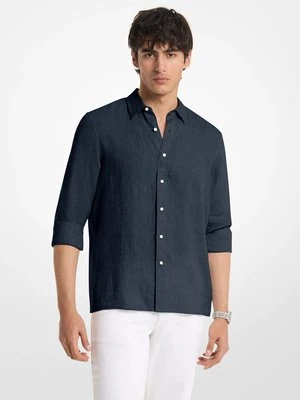 Lniana koszula o klasycznym kroju Michael Kors Mens