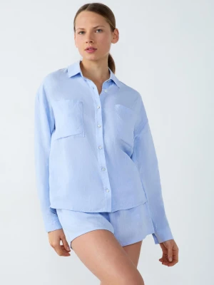 Lniana koszula od piżamy Etam