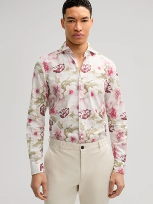 Lniana koszula Pai w kolorze czerwonym/zielonym Joop