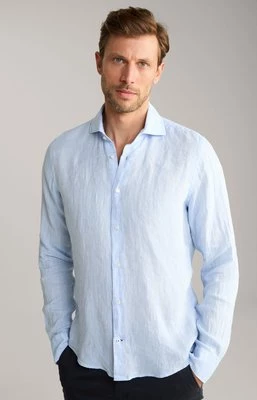 Lniana koszula Pai w kolorze jasnoniebieskim z efektem melanżu Joop
