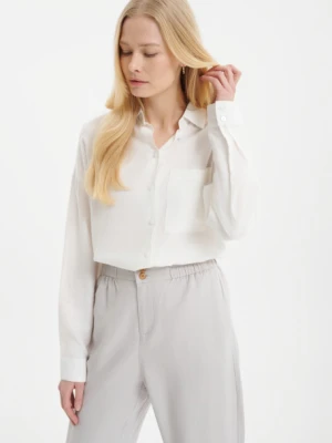 Lniana koszula w białym kolorze Greenpoint