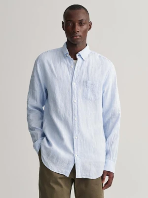 Lniana Koszula W Paski Regular Fit GANT